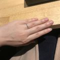 【BRIDIA(ブリディア)の口コミ】 初めて結婚指輪を見に行き、様々なタイプを着けていくなかで1番気に入った…