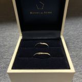 【HOSHI no SUNA 星の砂(ほしのすな)の口コミ】 シンプルなデザインですがワンポイントもあり、一目惚れしました。結婚指…