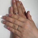 【AFFLUX(アフラックス)の口コミ】 コンビネーションの指輪です。太さもわたしの指に合った幅感です。内側に…