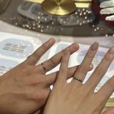 【カルティエ(Cartier)の口コミ】 ダムールのネックレスを着用していることもあり、リングもお揃いというこ…