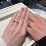 【ブシュロン(BOUCHERON)の口コミ】 指輪＝キラキラの憧れはありつつ、仕事柄ダイヤモンドは控えめにしたい。…
