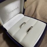 【俄(にわか)の口コミ】 ダイヤモンドが広範囲にわたってデザインされているところです。太めなの…