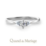 【garden(ガーデン)】ラフィネ【Raffine：洗練】　0.2ｃｔ　アイスブルーダイヤアレンジ