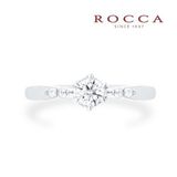 【ROCCA(ロッカ)】【ROCCA】シンプルだけどサイドメレがかわいい！人気のエンゲージリング 3-3141-3 