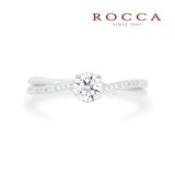 【ROCCA(ロッカ)】【ROCCA】シンプルだけどダイヤモンドを！人気のエンゲージリング R47