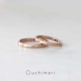 【uchimari(ウチマリ)】アンティーク仕上げの結婚指輪