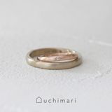 【uchimari(ウチマリ)】ベーシックな甲丸の結婚指輪