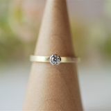 【Smith(工房スミス)】【隠れ家工房でつくる】2色のコントラストとマットな質感でカジュアルテイストのエンゲージリング