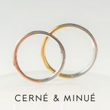 【CERN&Eacute;＆MINU&Eacute; by BIJOUPIKO(セルネとミヌエ バイ ビジュピコ)】手作り結婚指輪（Pt950&times;K18PG, Pt950&times;K18YG／鏡面）~ 経験豊富な職人がマンツーマンでサポート ~