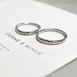 【CERNÉ＆MINUÉ by BIJOUPIKO(セルネとミヌエ バイ ビジュピコ)】手作り結婚指輪（Pt950／鏡面）~ 経験豊富な職人がマンツーマンでサポート ~