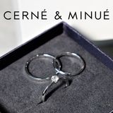 【CERN&Eacute;＆MINU&Eacute; by BIJOUPIKO(セルネとミヌエ バイ ビジュピコ)】手作り婚約指輪（Pt950／鏡面）~ 経験豊富な職人がマンツーマンでサポート ~