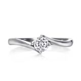 【DIAMOND DOT LAB(ダイアモンド ドット ラボ)】hibiki【ひびき】のエンゲージジリング(婚約指輪)。