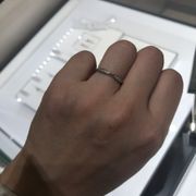 Tiffanyハーモニービーズセットダイヤモンドリングは事前にTiffanyの
