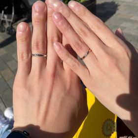 【ケイウノ ブライダル(K.UNO BRIDAL)の口コミ】 デザインとダイヤの数、自分たちで手にかけてみたい等のたくさんの思いが…