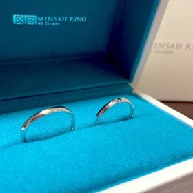 【ミンサーリングの口コミ】 事前にインターネットで検索し、可愛いと思ったデザインをピックアップし…