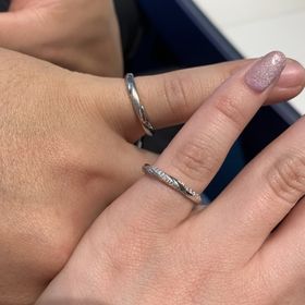 【エクセルコダイヤモンド(EXELCO DIAMOND)の口コミ】 とてもキラキラして目を引くが、ラインが入っていてバランス良く派手すぎ…