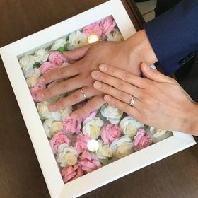 【アネリディギンザ(ANELLI DI GINZA)の口コミ】 婚約指輪と結婚指輪はセットではなかったのですが、デザインの相性が良く…