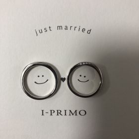 【アイプリモ(I-PRIMO)の口コミ】 指輪のデザイン。指の形に沿ったデザインを選んでいただき、自分たちが納…