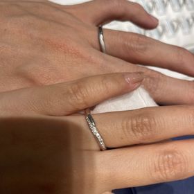 【銀座ダイヤモンドシライシの口コミ】 太すぎず細すぎずないことや、派手すぎないけどシンプルすぎないところが…