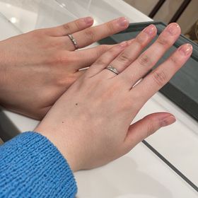 【ヴァンドーム青山(VENDOME AOYAMA)の口コミ】 夫の納得のいく指輪を探すのに色々なジュエリーショップに行きました。接…