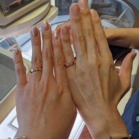 【ヴァン クリーフ＆アーペル(Van Cleef & Arpels)の口コミ】 トゥージュール シニアチュール エトワール マリッジリングを試着しました…