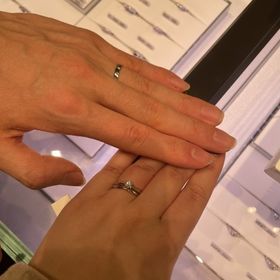 【シャネル(CHANEL)の口コミ】 私はカメリア コレクション マリッジリング、彼はジョン エターナル マリ…