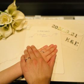 【アイプリモ(I-PRIMO)の口コミ】 パーソナルハンド診断をして、2人に似合う指輪の形状をある程度絞り、あと…