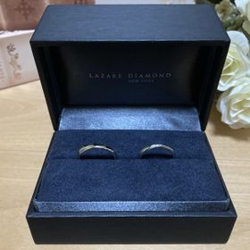 【ラザール ダイヤモンド(LAZARE DIAMOND)の口コミ】 決め手は旦那がベェルヴェデーレの、ストレートなのに流れるような、幾何…