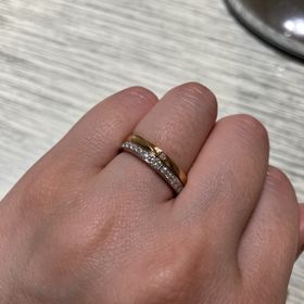 【TRECENTI(トレセンテ)の口コミ】 普段つける指輪がゴールドとシルバー両方であり、大きいものをつけること…
