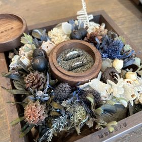 【鎌倉彫金工房の口コミ】 指輪のブランドには特にお互いこだわりはなく、シンプルなデザインが好み…