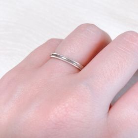【ティファニー(Tiffany & Co.)の口コミ】 ミルグレインという、細かく縁取りのはいっているデザインが、シンプルで…