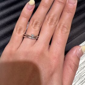 【TRECENTI(トレセンテ)の口コミ】 指輪探し1店舗目で試着した婚約指輪ですが、非常に着け心地が良かったです…