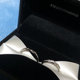 【エクセルコダイヤモンド(EXELCO DIAMOND)の口コミ】 元々ストレートタイプでダイヤモンドが斜めに付いているものに惹かれてい…