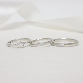 【LEGAN(レガン)の口コミ】 セットリングで価格が財布に優しい点と、結婚指輪をシンプルかつ王道なデ…