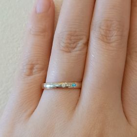 【ツインズキューピッド(Twins Cupid)の口コミ】 シンプルなリングを探していて、でも何か自分達のこだわりポイントがあっ…