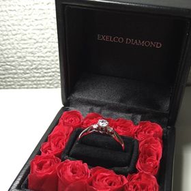 【エクセルコダイヤモンド(EXELCO DIAMOND)の口コミ】 ダイヤが目立つように、シンプルなリングを選びました。出来上がりも思っ…