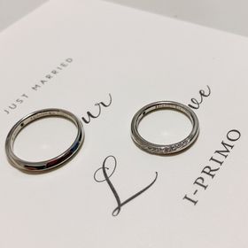 【アイプリモ(I-PRIMO)の口コミ】 どこよりもプラチナと15個並んだダイヤがキラキラ輝いているのが印象的で…