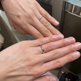 【ティファニー(Tiffany & Co.)の口コミ】 結婚指輪として憧れブランドだったティファニー。色々と試着させていただ…
