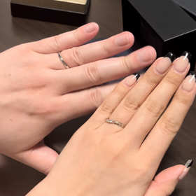 【ラザール ダイヤモンド(LAZARE DIAMOND)の口コミ】 デザイン、ブランドの雰囲気、品質、価格、店員さんの接客全てが満足です…