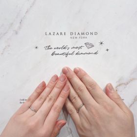 【ラザール ダイヤモンド(LAZARE DIAMOND)の口コミ】 ストレート以外、ダイヤは3石〜5石程度でシンプルなものを探していました…