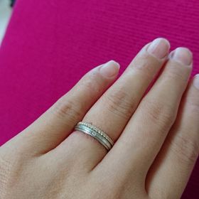 【STAR JEWELRY(スタージュエリー)の口コミ】 婚約指輪は一緒に選びにいきました！私がダイヤモンドがひとつついてるタ…