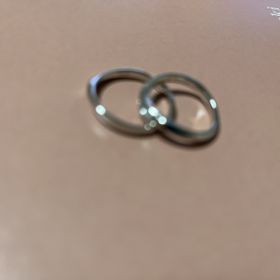 【銀座ダイヤモンドシライシの口コミ】 ダイヤモンドの輝きとダイヤモンドの存在感が決めてです！真ん中にドンと…