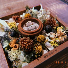 【鎌倉彫金工房の口コミ】 2人で何かリンクする所が欲しかったので、素材はそれぞれのイメージや肌の…