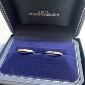 【銀座ダイヤモンドシライシの口コミ】 太くて短い指でもしっくりきました。当初指輪は任せると言ってた旦那です…