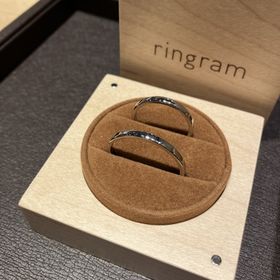 【ringram(リングラム)の口コミ】 できるだけ価格を抑えたくて手作りにしました。
ペアリングよりこの先長く…