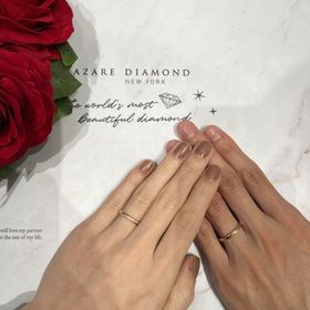 【ラザール ダイヤモンド(LAZARE DIAMOND)の口コミ】 リング自体のデザインはシンプル且つダイヤ有りのものを探しており、色々…