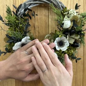 【鎌倉彫金工房の口コミ】 とにかくシンプルなものを求めて結婚指輪を探していたが、なかなかピンと…