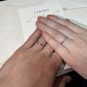 【アイプリモ(I-PRIMO)の口コミ】 指輪のデザインが可愛かったから、ダイヤがキラキラしていたが、そこまで…