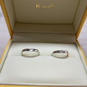 【ケイウノ ブライダル(K.UNO BRIDAL)の口コミ】 結婚指輪を探し始めて、入籍予定日まであまり時間がないなかで色んなブラ…