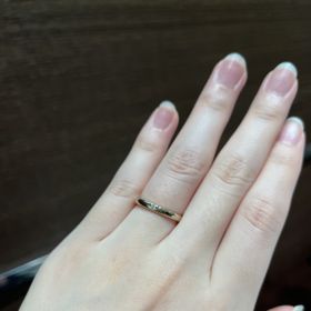 【アイプリモ(I-PRIMO)の口コミ】 シンプルなストレートでダイヤ１つの指輪を探していました。ペールブラウ…